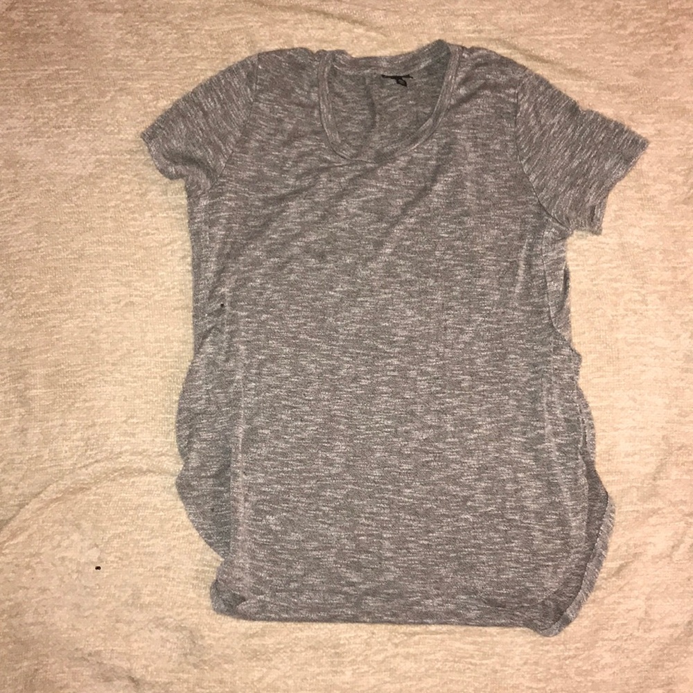 Gray High Low T-Shirt